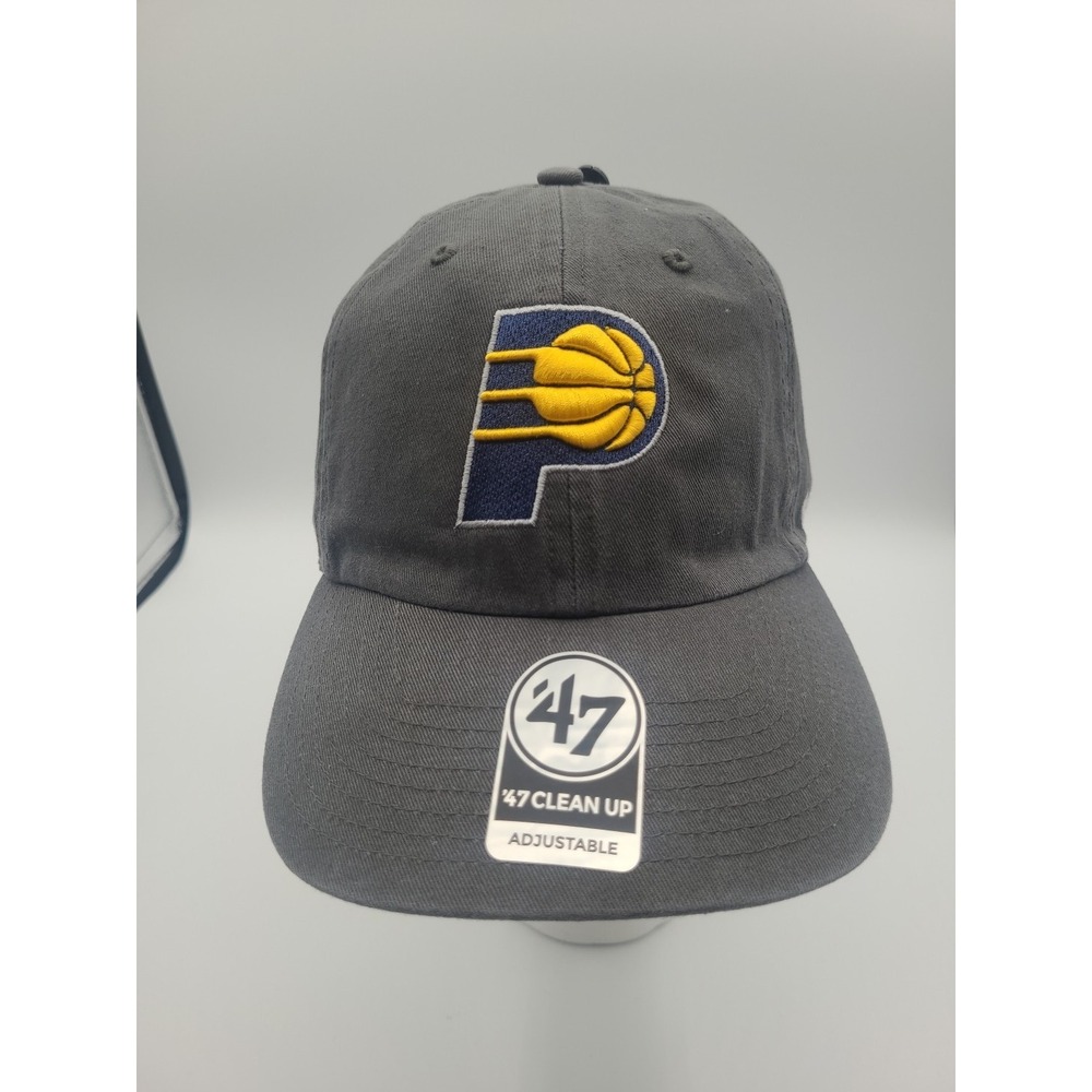NBA INDIANA‎ PACERS '47 CLEAN UP STRAPBACK MENS HAT BLUE NEW